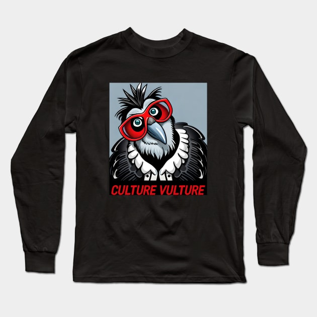 Culture Vulture Long Sleeve T-Shirt by Kingrocker Clothing